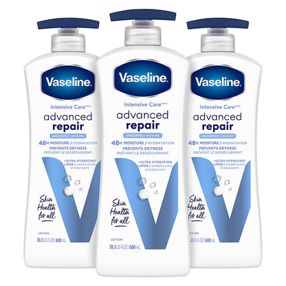 Vaseline Body Lotion Advanced Repair 72Hr 20.3oz Frag-Free