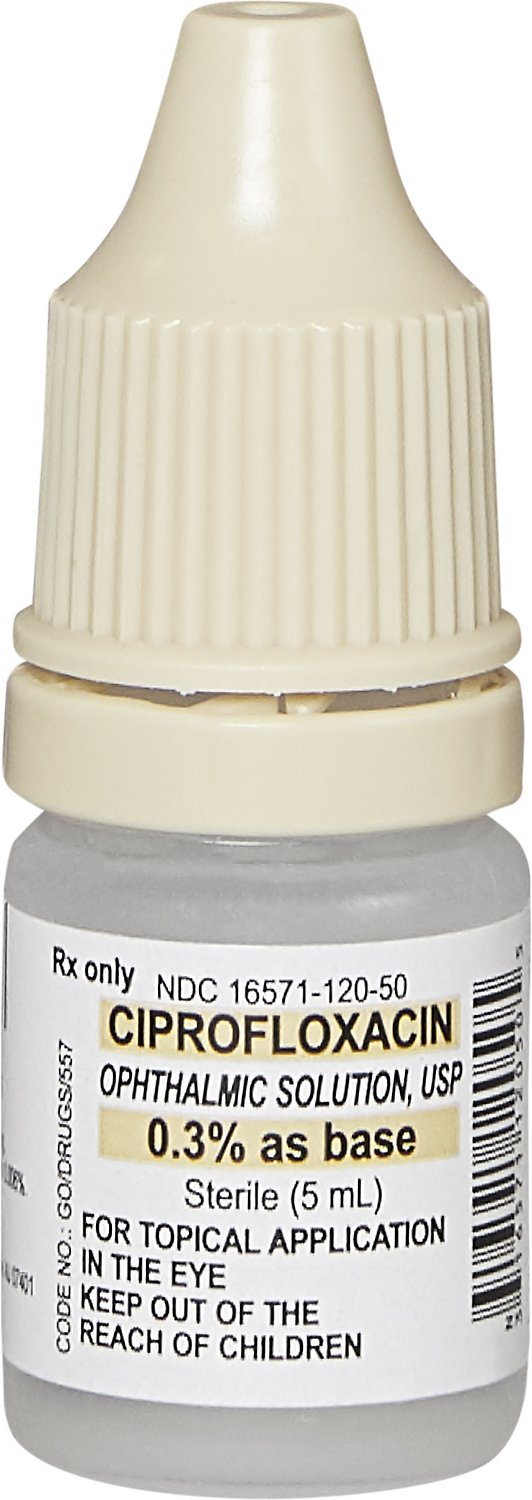 CIPROFLOXACIN DR 0.3% 2.5ML OPTH