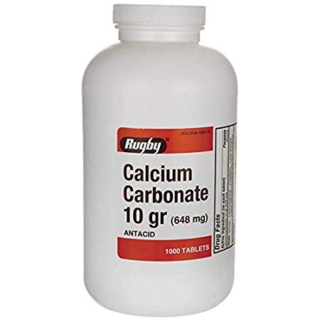 CALCIUM CARBONATE 648 MG TAB 1000