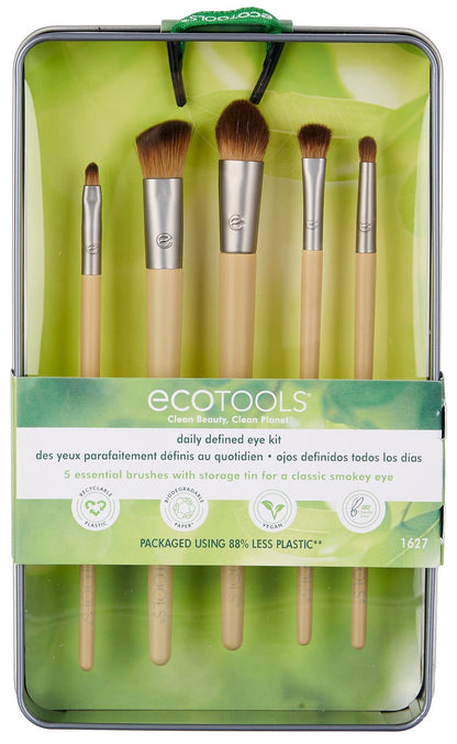 EcoTools Daily Defined Eye Makeup Brush Kit, 5 count