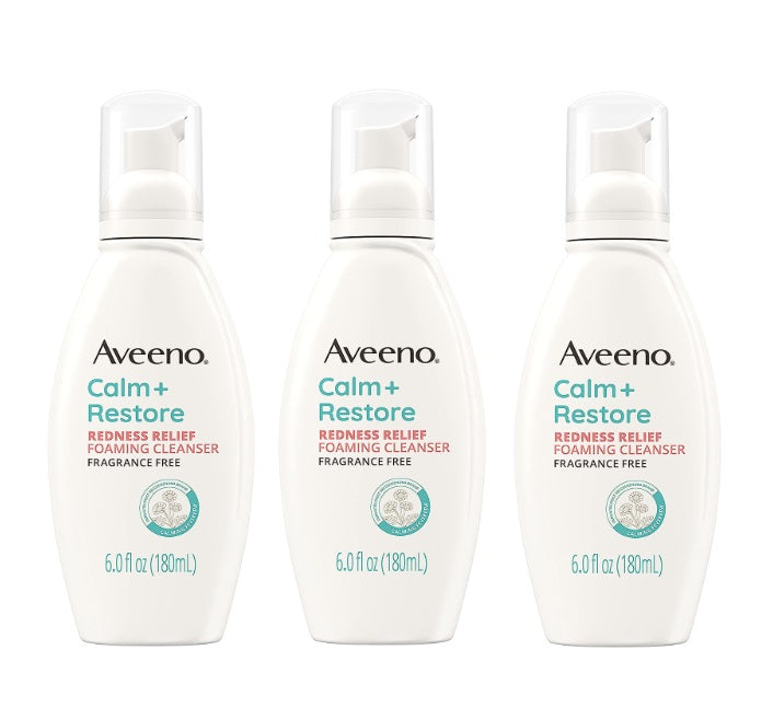 Aveeno Calm + Restore Foaming Cleanser 6oz