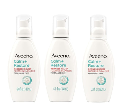 Aveeno Calm + Restore Foaming Cleanser 6oz