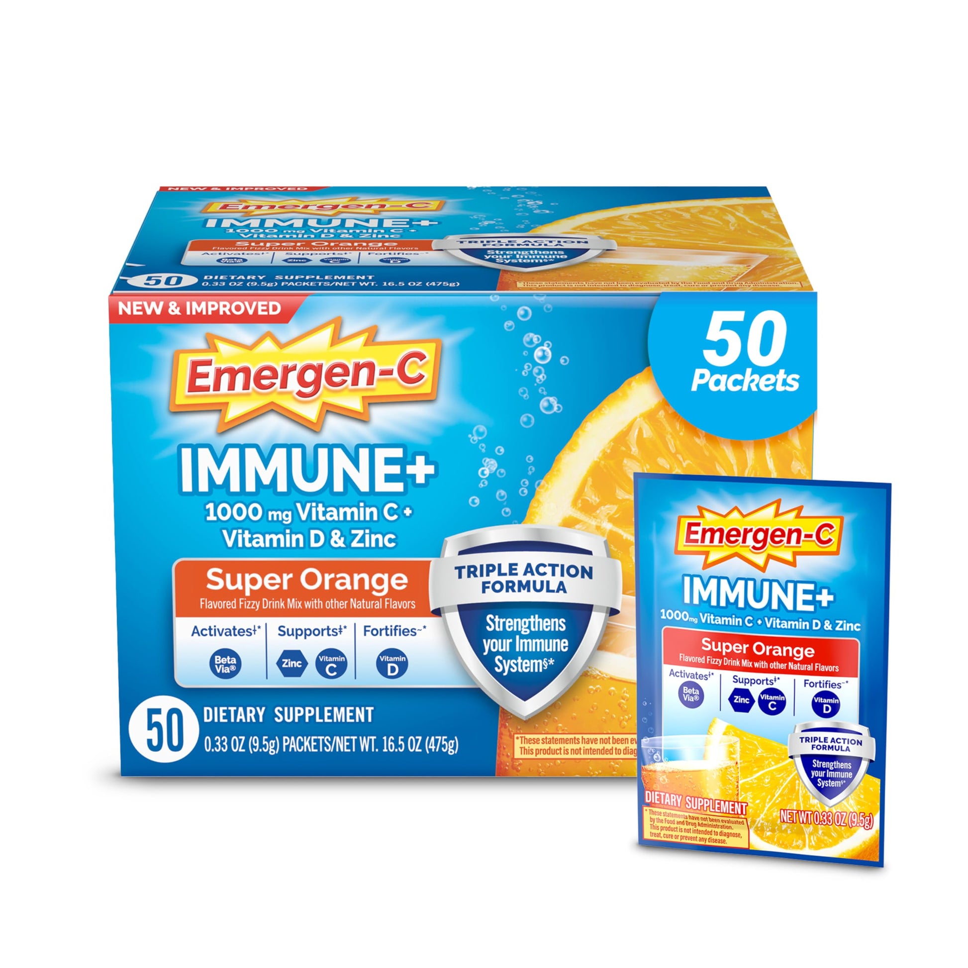 EMERGEN-C ON-THE-GO IMMUNE ORG CRY 28CT