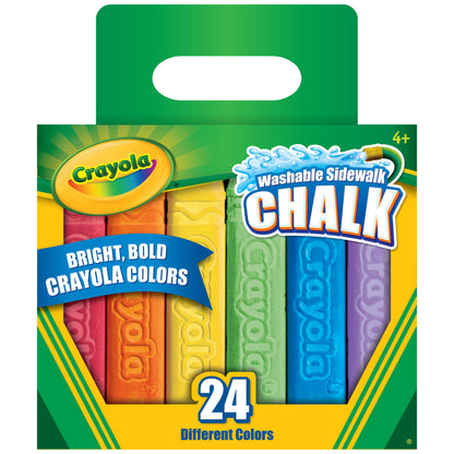 Crayola Washable Sidewalk Chalk, 16 count