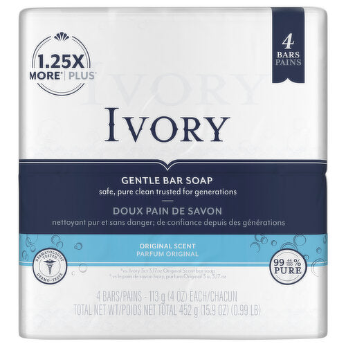 Ivory Bar Soap Original Scent 3 Count