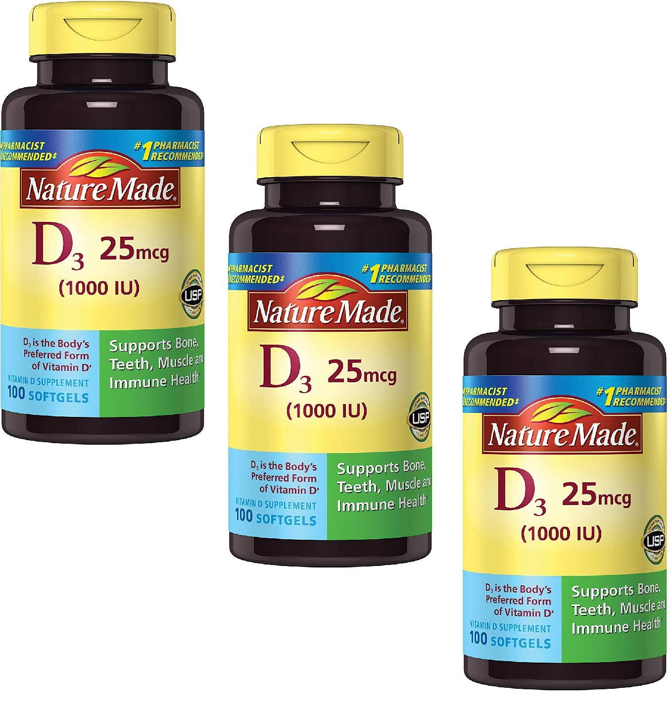 VIT D-3 1000IU TABLET 100CT NAT BLEND