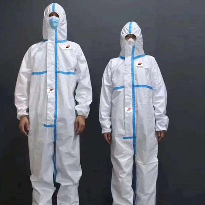 COVERALL W/HOOD LARGE STERILE DS