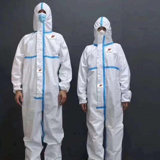 COVERALL W/HOOD LARGE STERILE DS