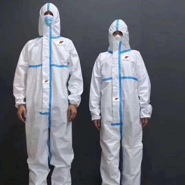 COVERALL W/HOOD XL STERILE DS