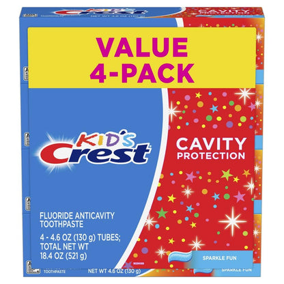 Crest Toothpaste 4.6oz Kids Cavity Protection Sparkle Fun
