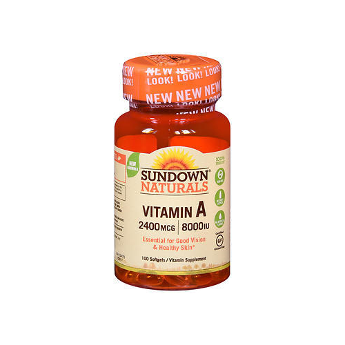 VIT A 8000IU SOFTGEL 100CT NAT BLEND
