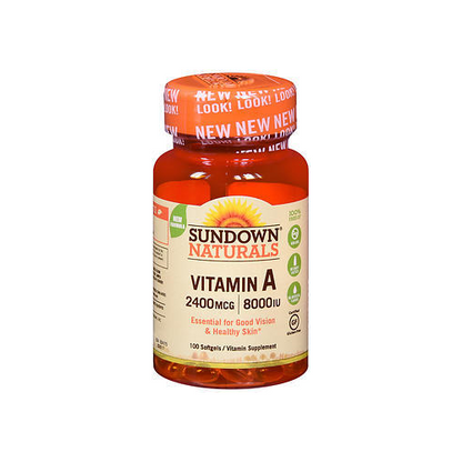 VIT A 8000IU SOFTGEL 100CT NAT BLEND