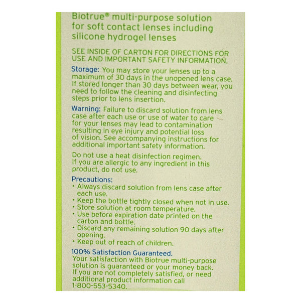 BIOTRUE MULTI PURPOSE SOLUTION 2OZ