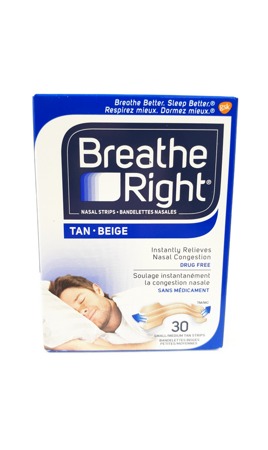 BREATHE RIGHT TAN SMALL/MEDIUM STP 30CT