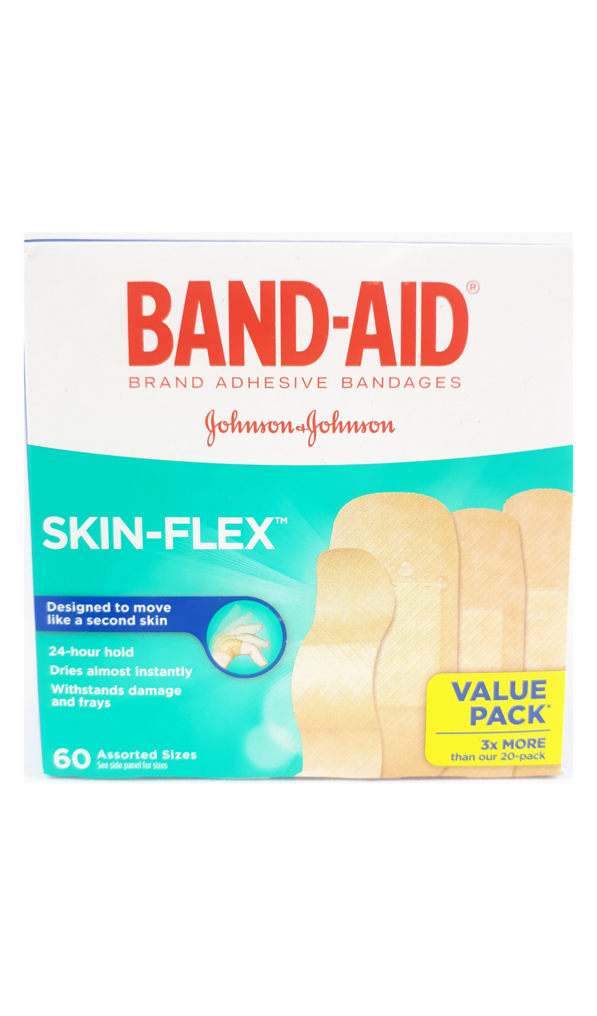BANDAID SKIN FLEX ALL 1 SIZE BDG 25CT