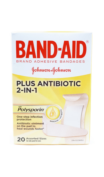 BAND AID ANTIBIOTIC XLARGE 8CT