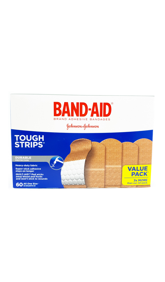 BAND AID TOUGH STRIPS WTRPRF 1SZ 20CT