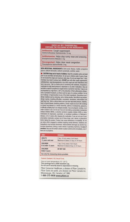 DIMETAPP CHD DM C/C LQ 237ML GRP