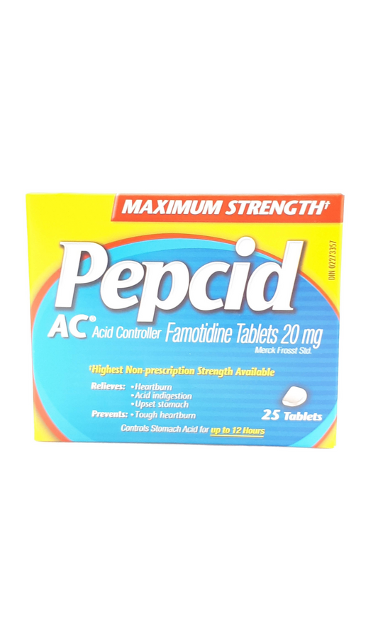 PEPCID MAX TABLET ORIGINAL 25CT