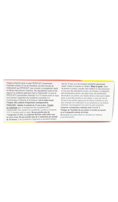 PEPCID TB 20MG 25 MS
