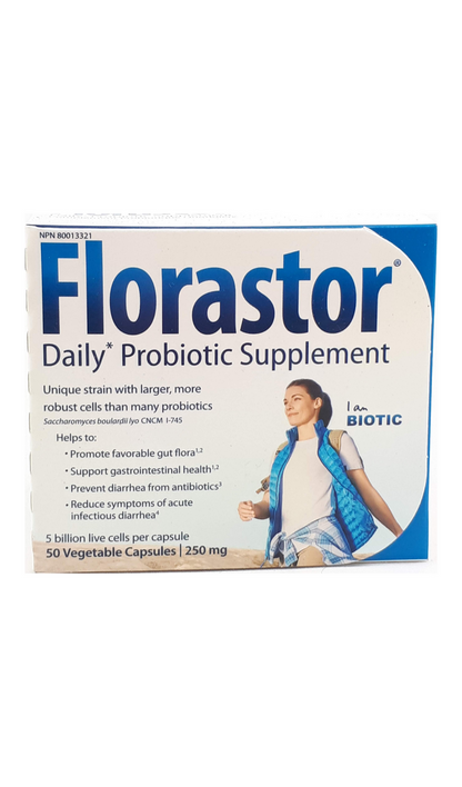 FLORASTOR 250MG CAPSULE 50CT