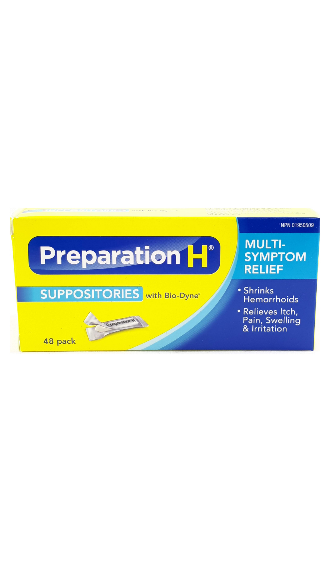 PREPARATION H SUPPOSITORY 48 CT