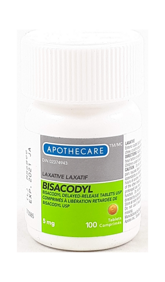 BISACODYL TB 5MG 100 EC