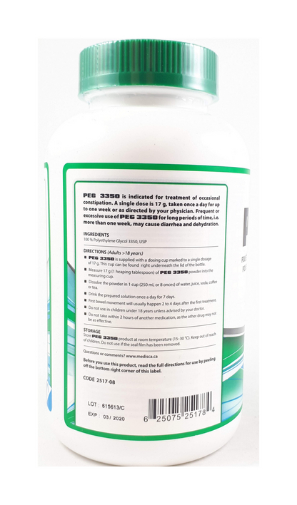 PEG 3350/LYT PT 4000ML LMN