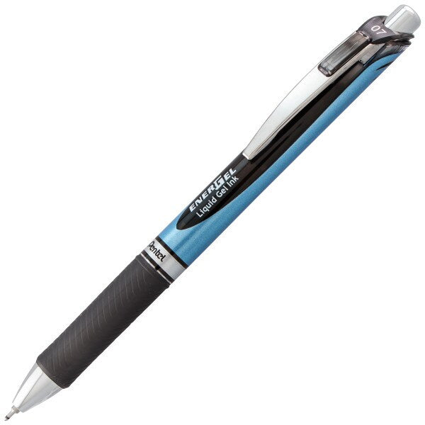 EnerGel RTX Retractable Liquid Gel Pen, (0.7mm) Needle Tip, Medium Line, Violet Ink