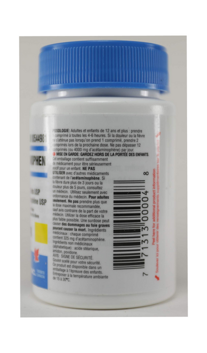 ACETAMINOPHEN 325 MG TAB 1000