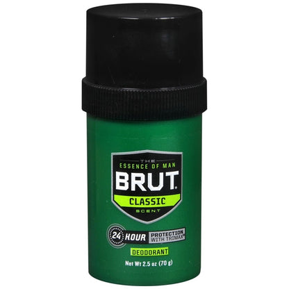 Brut Deodorant 2.7oz Round Solid Classic