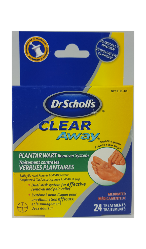 DR SCHOLLS PLANTAR WART REMOVER BDG 12CT