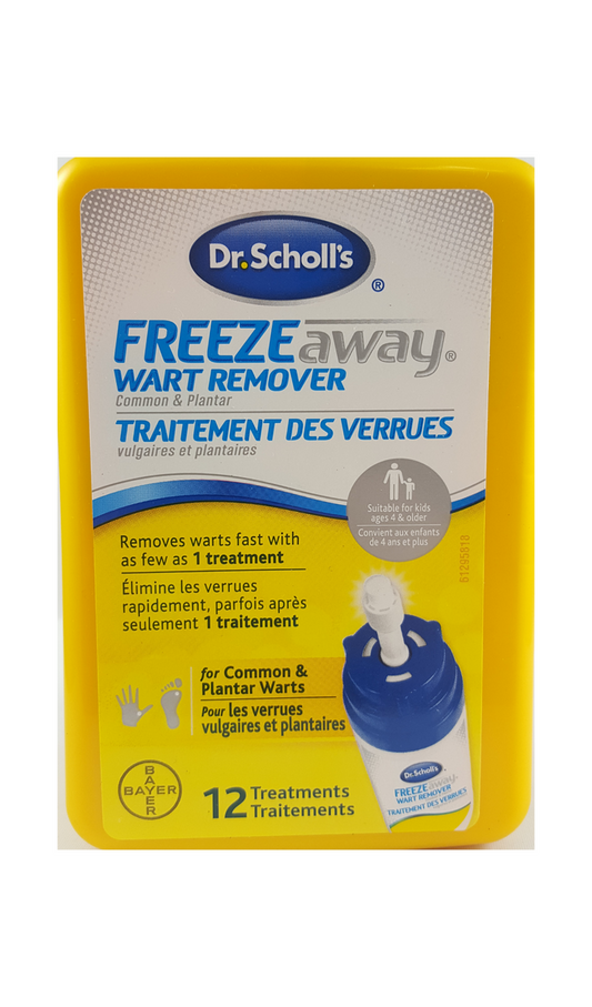 DR. SCHOLLS FREEZE AWAY WART REMOVER 8CT