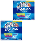 Tampax Tampons Pearl Duo Pack 34 Ct Unscentd 17 Reg+17 Super