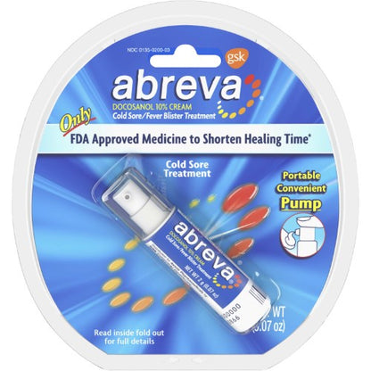 ABREVA CREAM PUMP 2GM