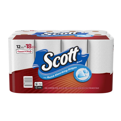 SCOTT PPR TOWELS CH-A-SHT 6DBL RL