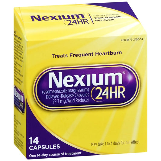 NEXIUM 24H CP 20MG 3X14