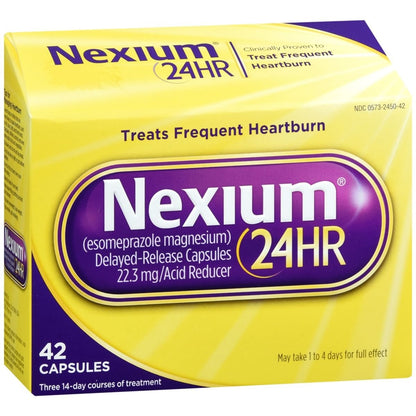 NEXIUM 24HR CP 20MG 42 MNCP