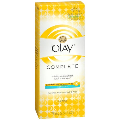 Olay Complete Moisturizer Sensitive Spf#30 2.5oz