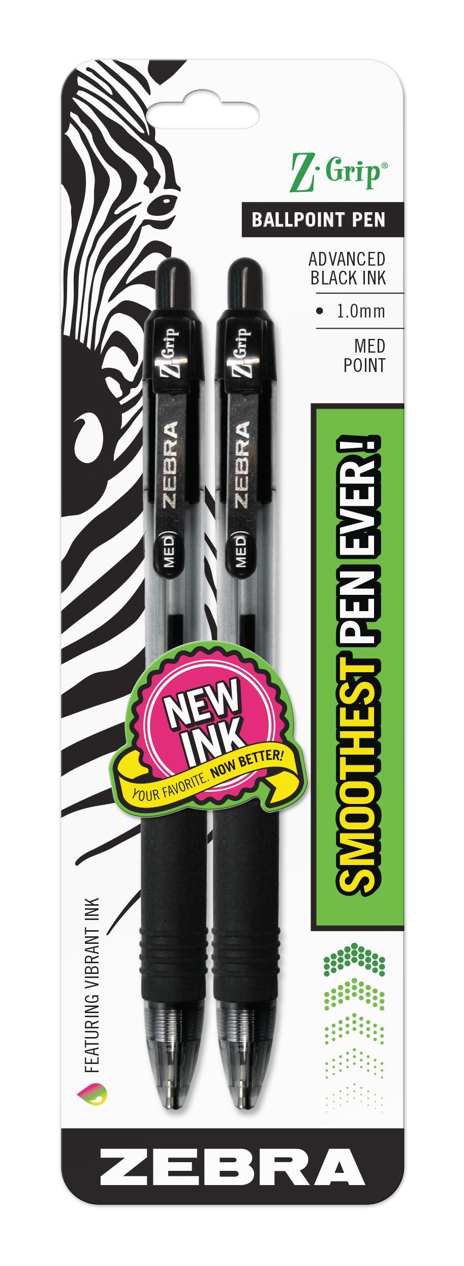 Zebra Z-Grip ballpoint pen black