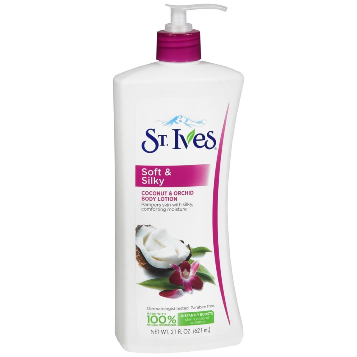 St Ives Body Lotion 21oz Soft & Silky(Coconut/Orchid)