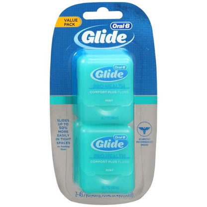 Oral-B Glide Floss Pro-Health Mint 109.3 Yards Value 2-Pack