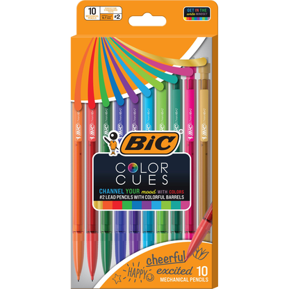 BiC Color Cues Mechanical Pencil, 10 count