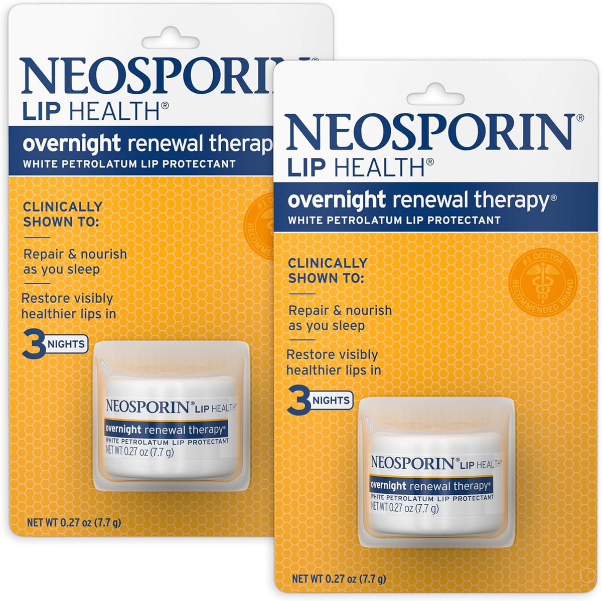 Neosporin Overnight Lip Health Renewal Therapy 0.27oz Jar