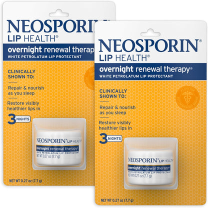 Neosporin Overnight Lip Health Renewal Therapy 0.27oz Jar