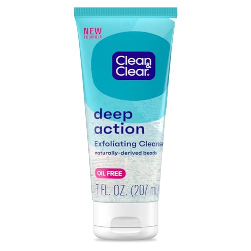 Clean & Clear Acne Exfoliating Cleanser Scrub 5oz Oil-Free