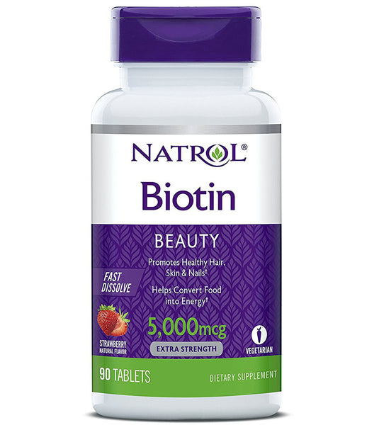 NATROL BIOTIN 5000MCG,FAST DSSLV