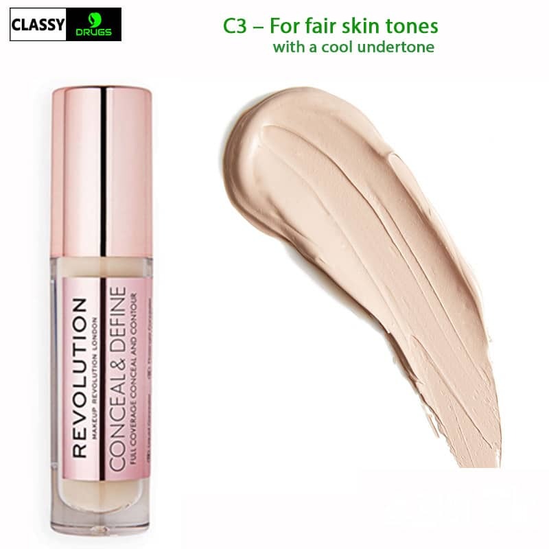 REVOLUTION Conceal & Define Concealer - C3, 0.14 oz
