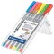 FINELINER TRIPLUS NEON 6PC BOX