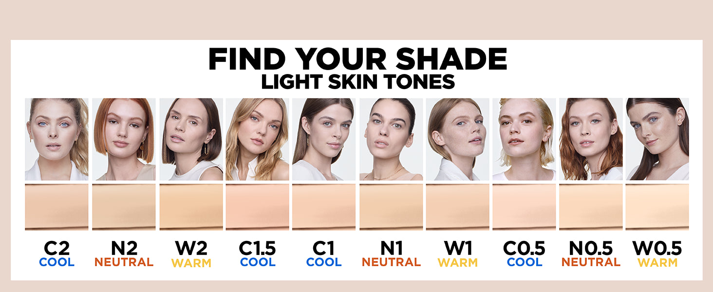 L'ORÉAL PARIS True Match Super-Blendable Foundation, Medium Coverage, C8, Medium Deep, 1 fl. oz.